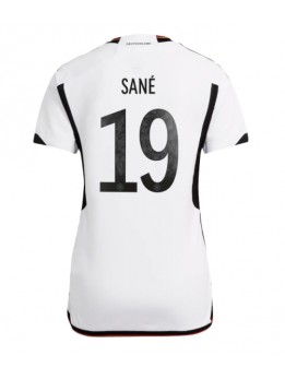 Deutschland Leroy Sane #19 Heimtrikot für Frauen WM 2022 Kurzarm